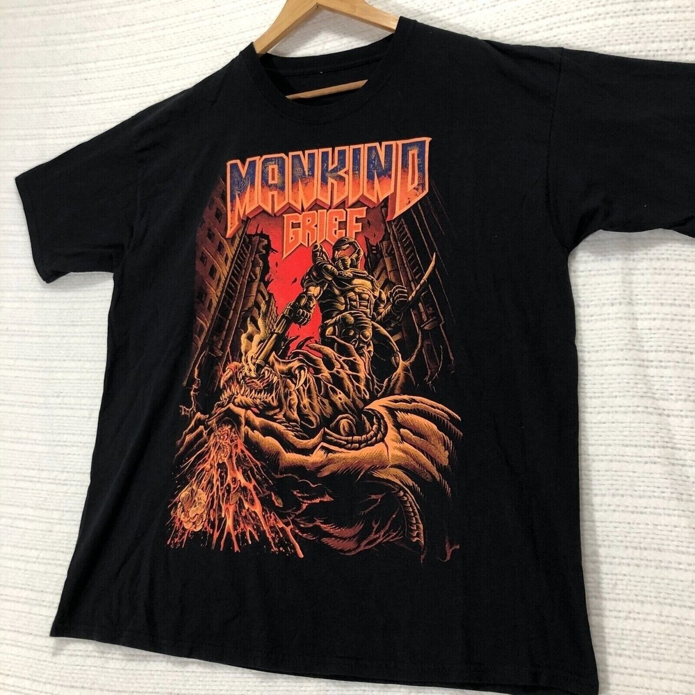 Mankind Grief Graphic T-Shirt Size‎ Large